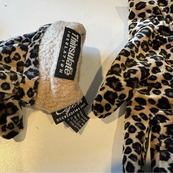 Leopard Print Gloves - Picture 3 of 3